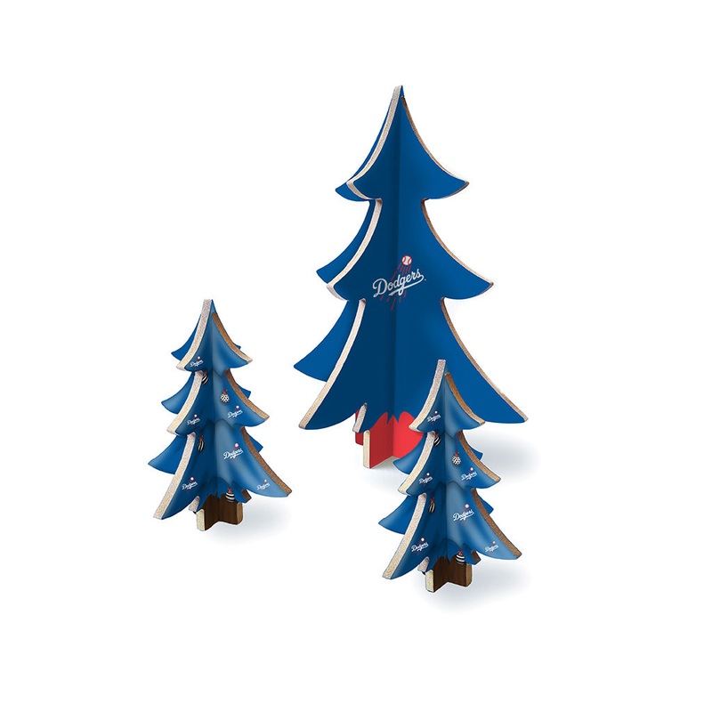 MLB Los Angeles Dodgers Fan Creations Desktop Tree Set