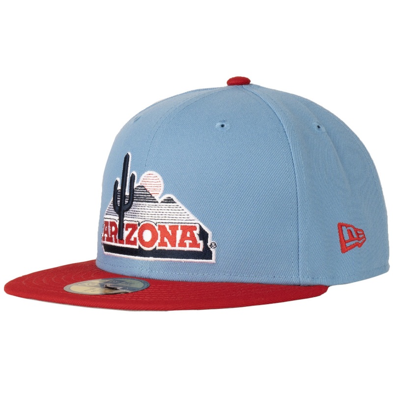 NCAA Arizona Wildcats New Era Two-Tone Vault Baseball Jersey Hook 59FIFTY Fitted Hat – Blue