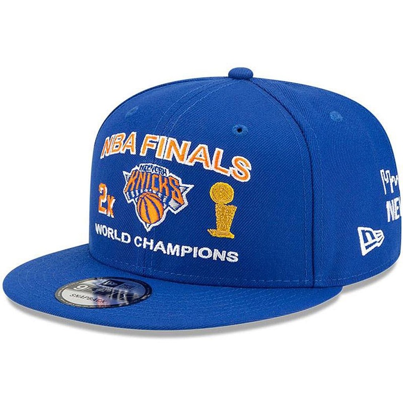 New York Knicks New Era NBA Champions Icon 9FIFTY Snapback Hat – Blue