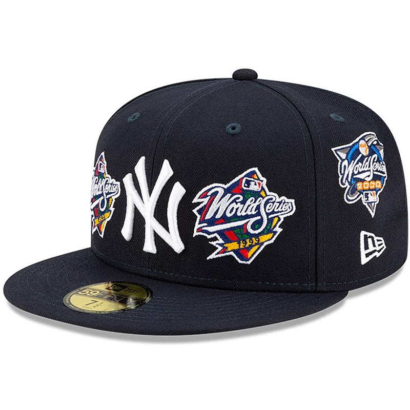 New York Yankees New Era MLB Champions Patch 59FIFTY Fitted Hat – Navy