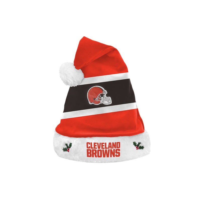 NFL Cleveland Browns FOCO Basic Santa Hat