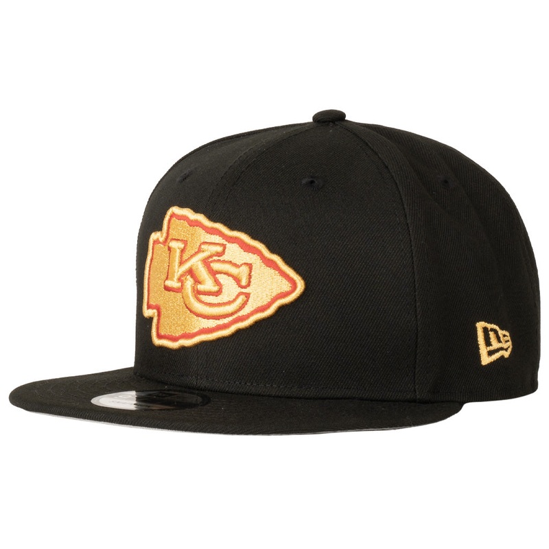 NFL Kansas City Chiefs New Era Team Gold Refresh 9FIFTY Snapback Hat – Black