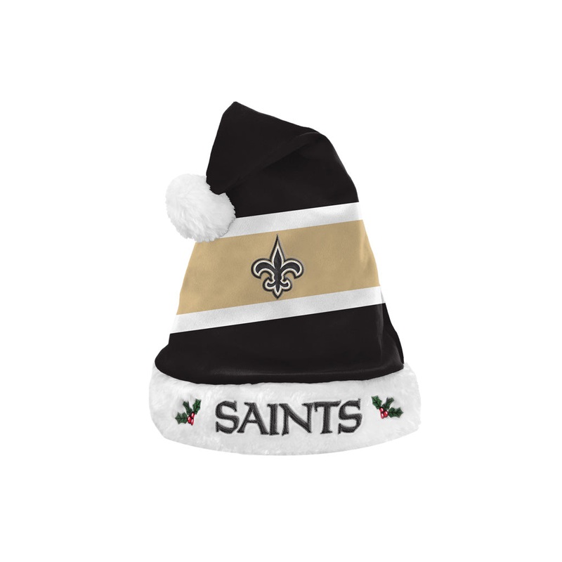 NFL New Orleans Saints FOCO Basic Santa Hat
