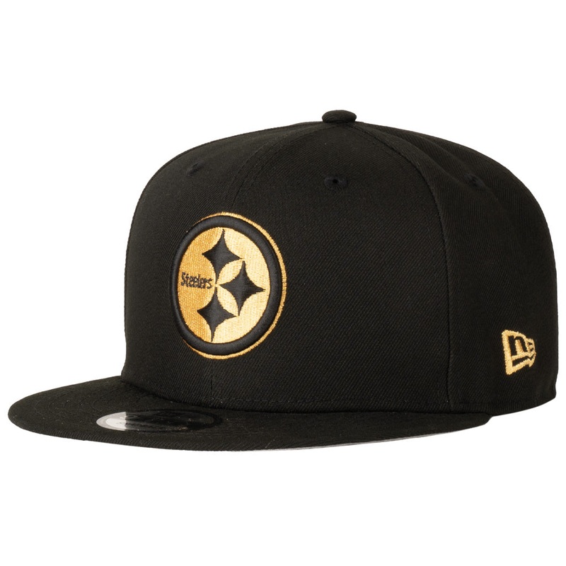 NFL Pittsburgh Steelers New Era Team Gold Refresh 9FIFTY Snapback Hat – Black