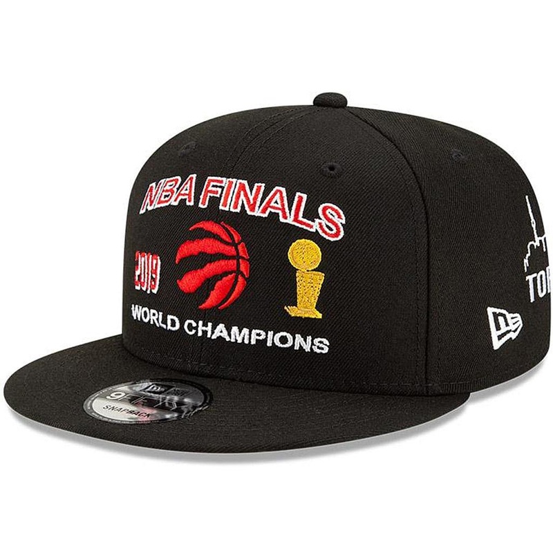 Toronto Raptors New Era NBA Champions Icon 9FIFTY Snapback Hat – Black