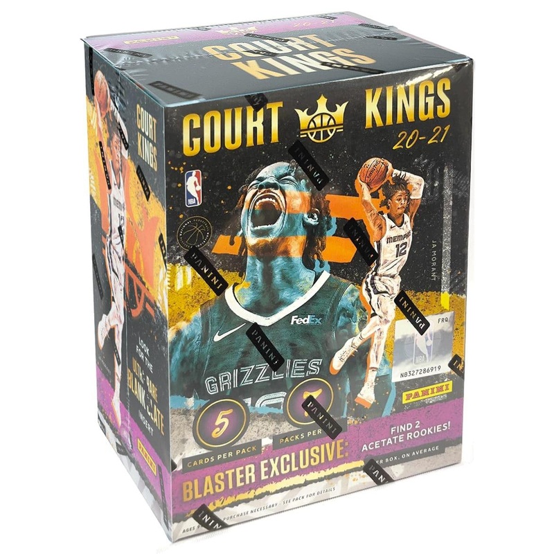 2021 Panini NBA Court Kings International Blaster Box – 35 Trading Cards