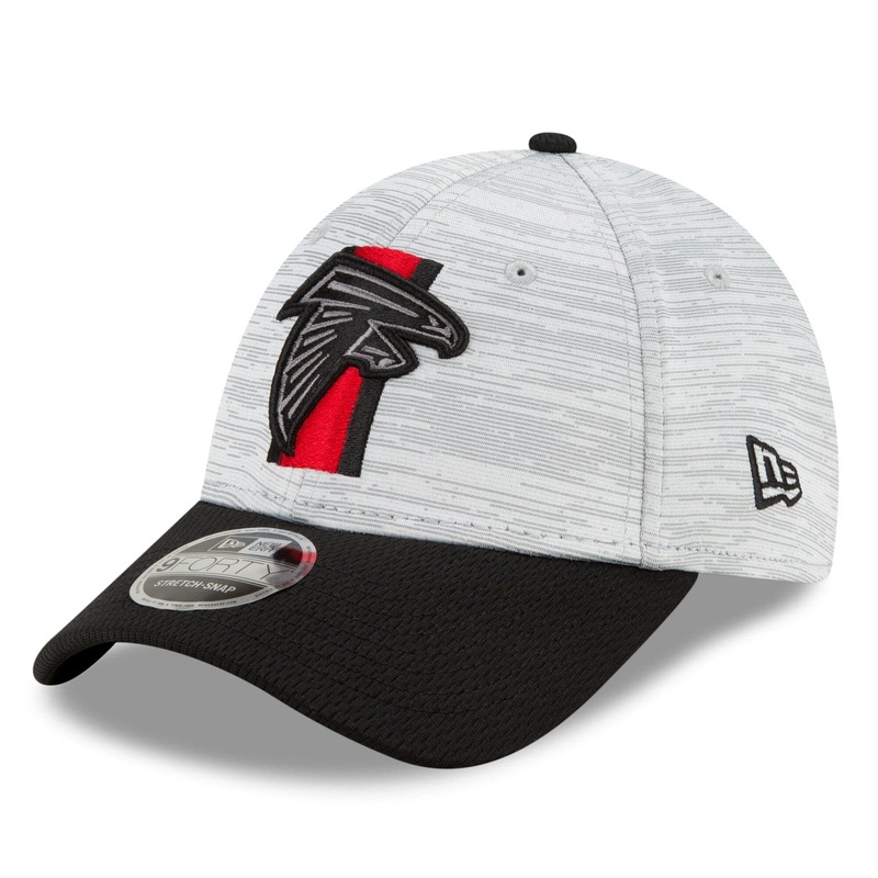 Atlanta Falcons New Era NFL 2021 Training Camp 9FORTY Curve Stretch Snapback Hat – Grey
