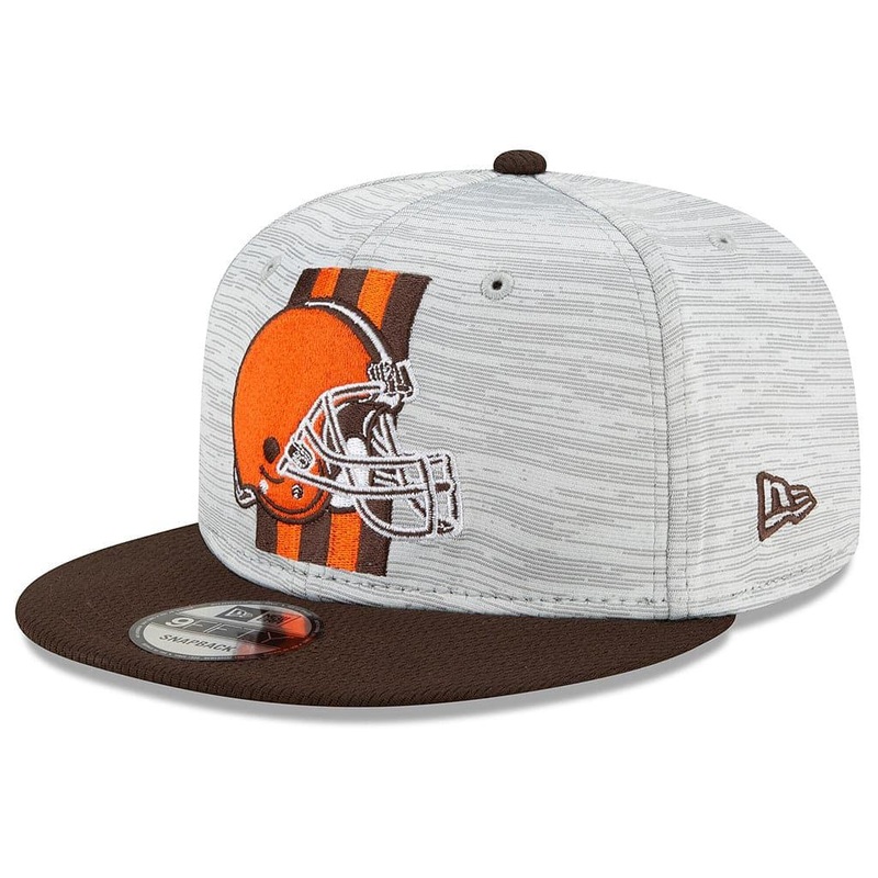 Cleveland Browns New Era NFL 2021 Training Camp 9FIFTY Snapback Hat – Grey