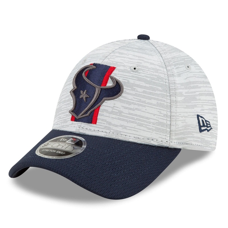 Houston Texans New Era NFL 2021 Training Camp 9FORTY Curve Stretch Snapback Hat – Grey