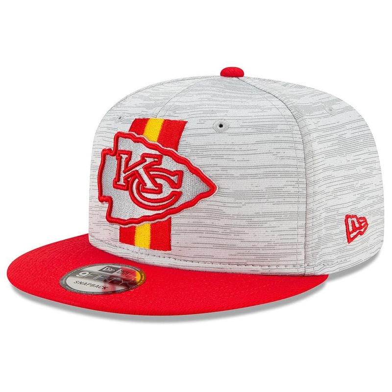 Kansas City Chiefs New Era NFL 2021 Training Camp 9FIFTY Snapback Hat – Grey
