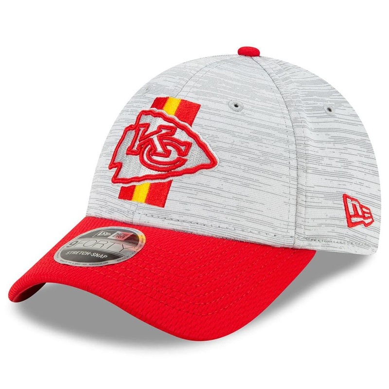 Kansas City Chiefs New Era NFL Training Camp 9FORTY Snapback Hat – Grey