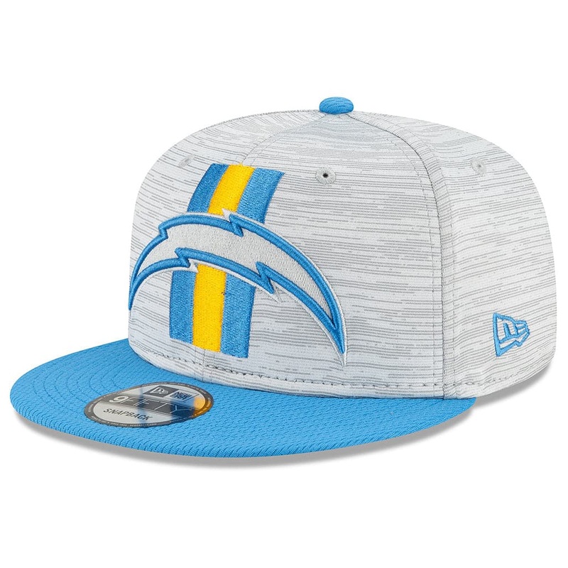 Los Angeles Chargers New Era NFL 2021 Training Camp 9FIFTY Snapback Hat – Grey