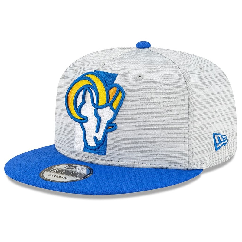 Los Angeles Rams New Era NFL 2021 Training Camp 9FIFTY Snapback Hat – Grey