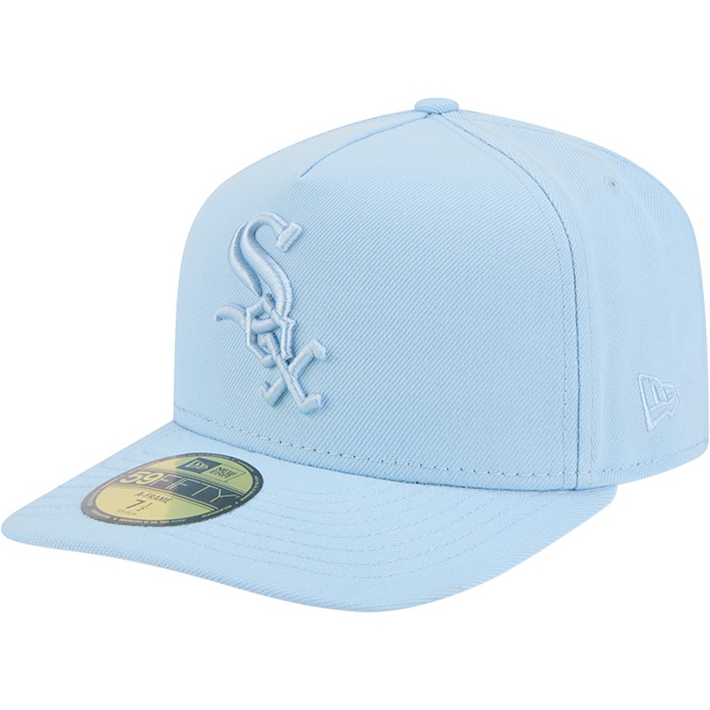 MLB Chicago White Sox New Era Tonal Blue 59FIFTY A-Frame Fitted Hat – Blue