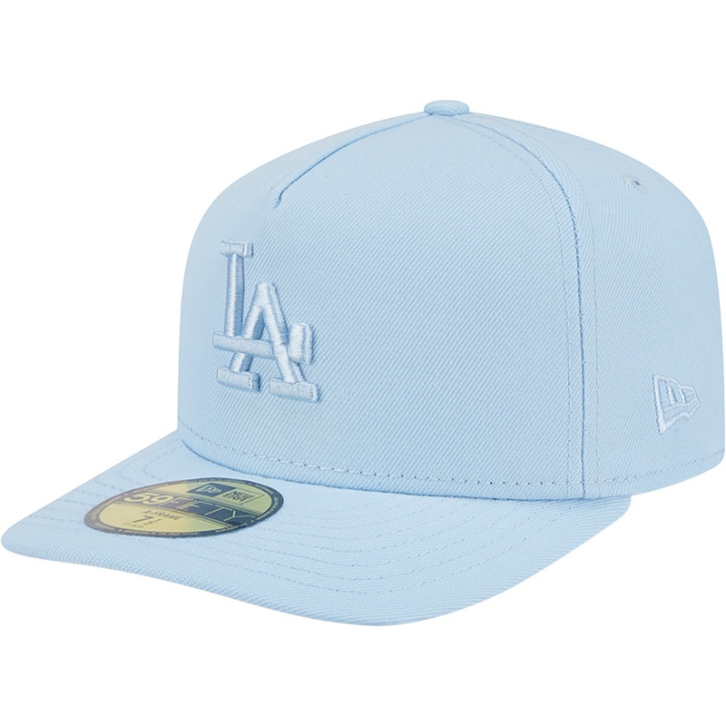 MLB Los Angeles Dodgers New Era Tonal Blue 59FIFTY A-Frame Fitted Hat – Blue