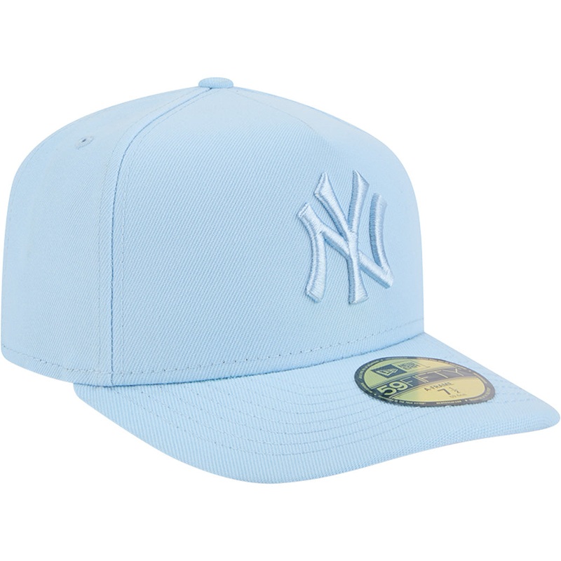 MLB New York Yankees New Era Tonal Blue 59FIFTY A-Frame Fitted Hat – Blue