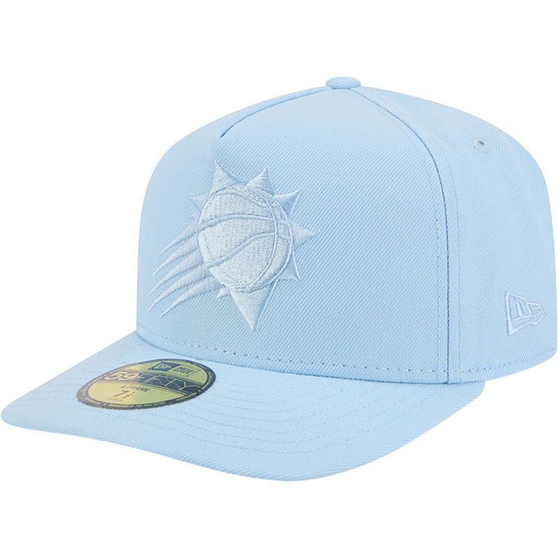 NBA Phoenix Suns New Era Tonal Blue 59FIFTY A-Frame Fitted Hat – Blue