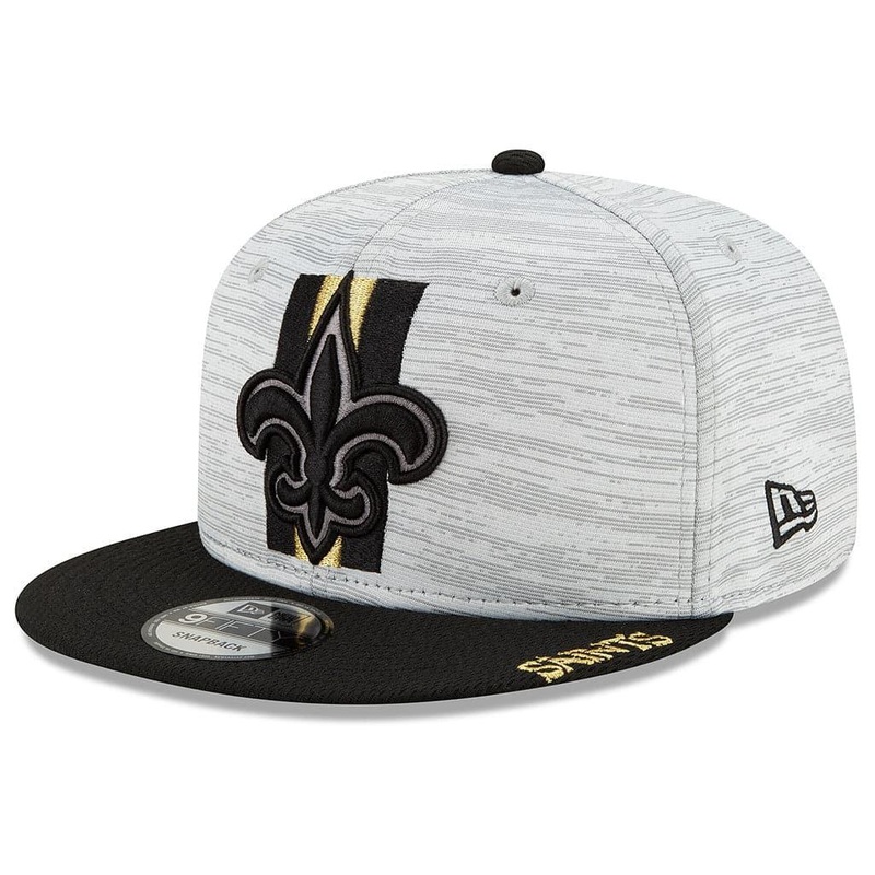 New Orleans Saints New Era NFL 2021 Training Camp 9FIFTY Snapback Hat – Grey