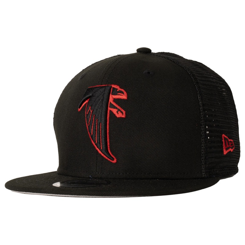 NFL Atlanta Falcons New Era Shadowline 9FIFTY Snapback Trucker Hat – Black