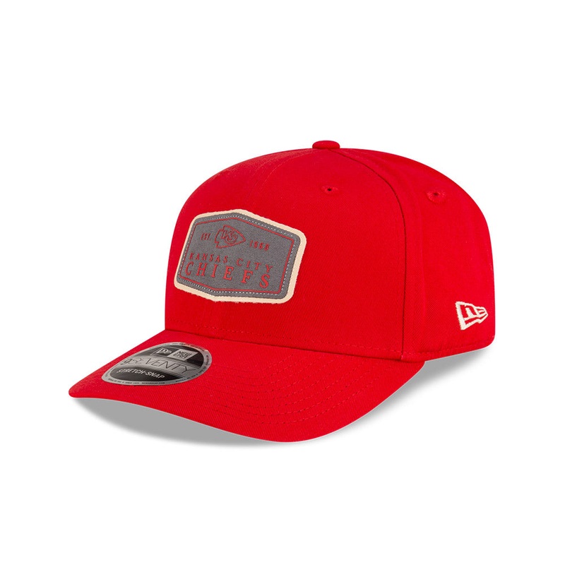 NFL Kansas City Chiefs Labeled 9SEVENTY Stretch-Snapback Hat – Red