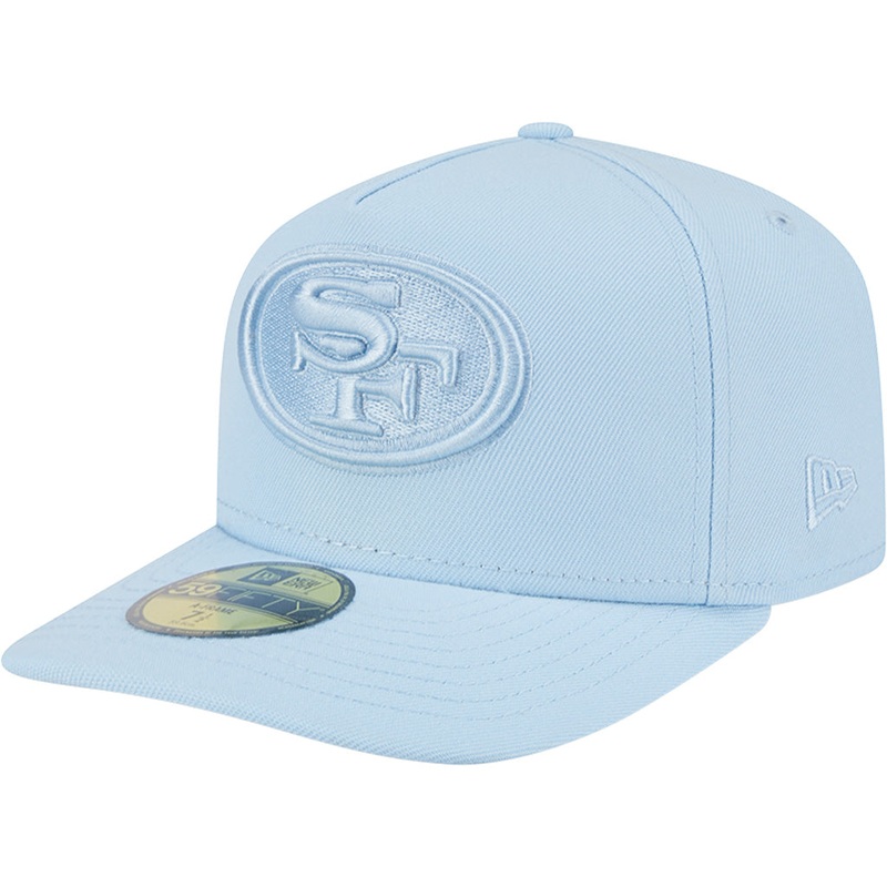 NFL San Francisco 49ers New Era Tonal Blue 59FIFTY A-Frame Fitted Hat – Blue