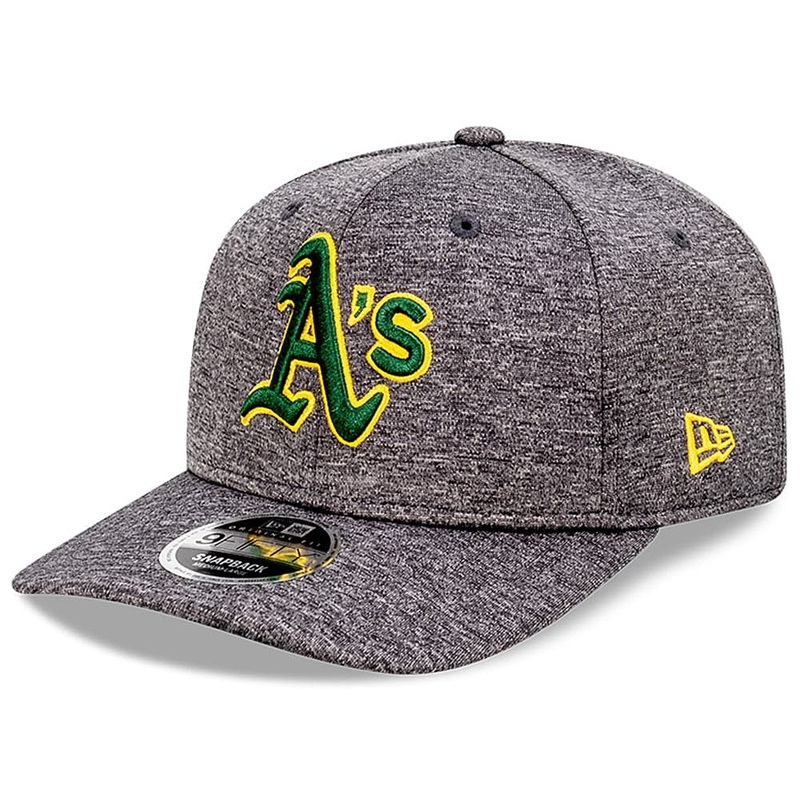 Oakland Athletics New Era MLB Shadow Tech 9FIFTY Pre-Curved Snapback Hat – Graphite