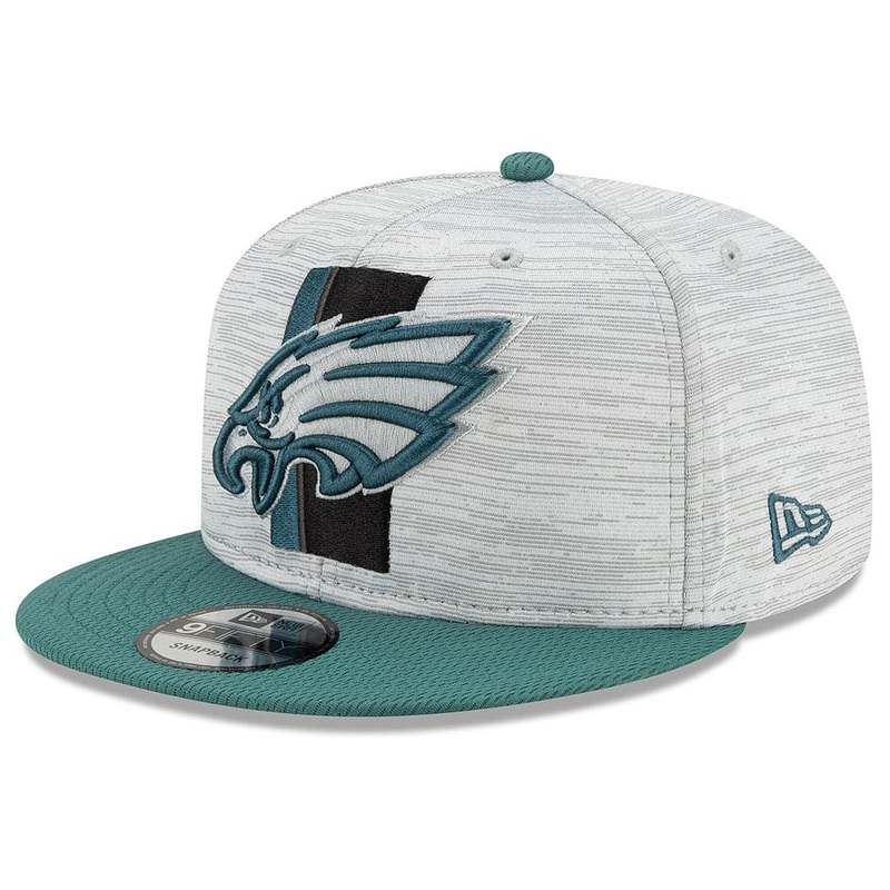 Philadelphia Eagles New Era NFL 2021 Training Camp 9FIFTY Snapback Hat – Grey
