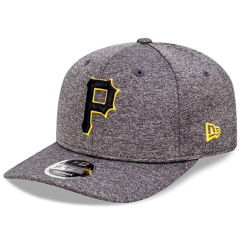 Pittsburgh Pirates New Era MLB Shadow Tech 9FIFTY Pre-Curved Snapback Hat – Graphite