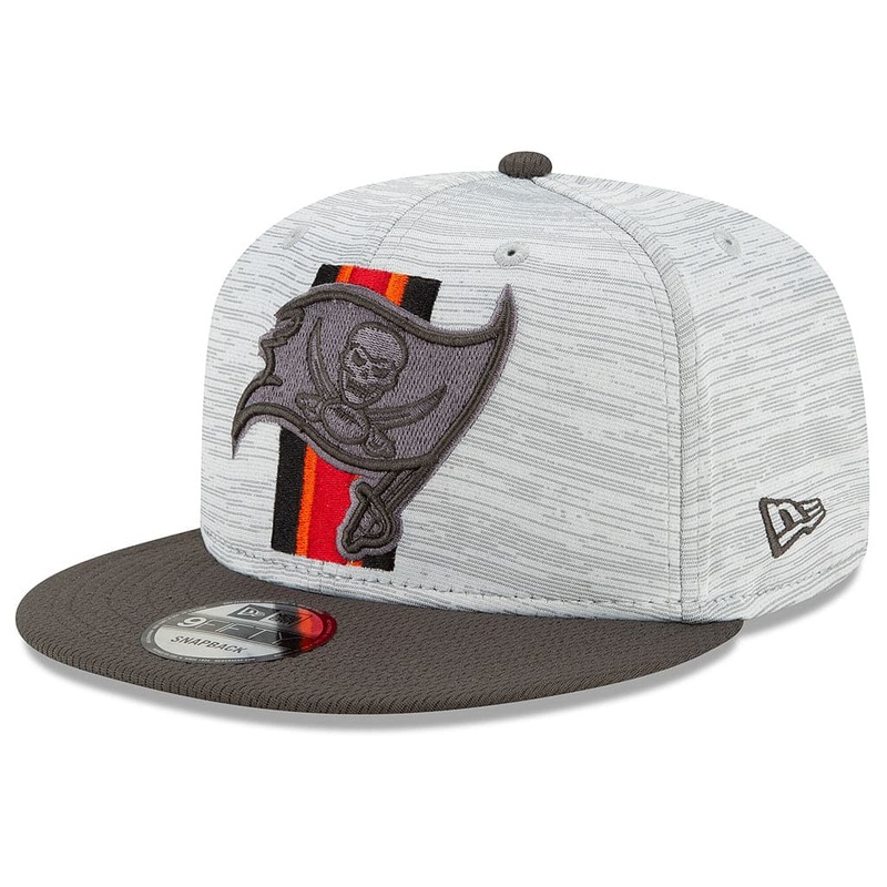 Tampa Bay Buccaneers New Era NFL 2021 Training Camp 9FIFTY Snapback Hat – Grey