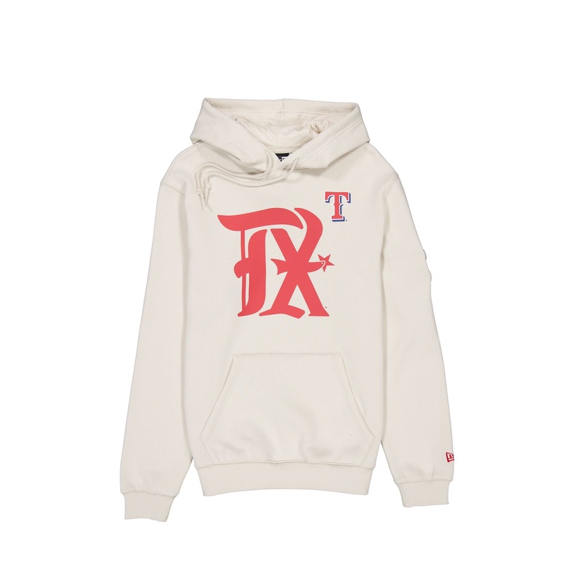 Texas Rangers City Connect White Hoodie