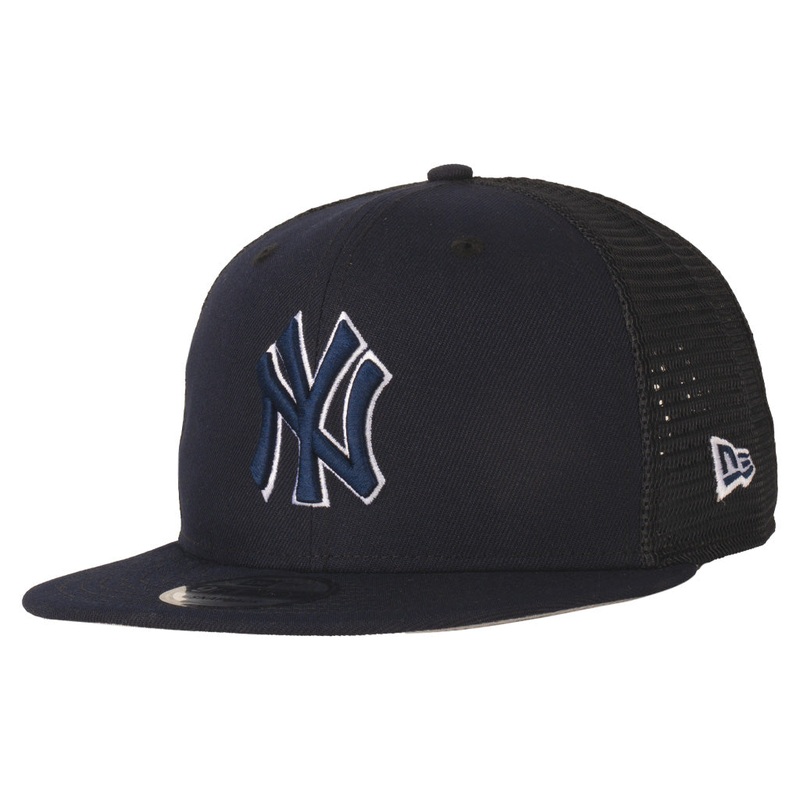 MLB New York Yankees New Era Shadowline 9FIFTY Snapback Trucker Hat – Navy