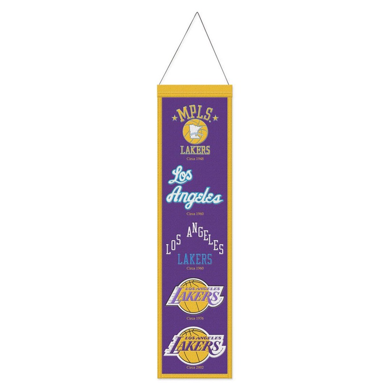 NBA Los Angeles Lakers WinCraft Heritage Wool Banner