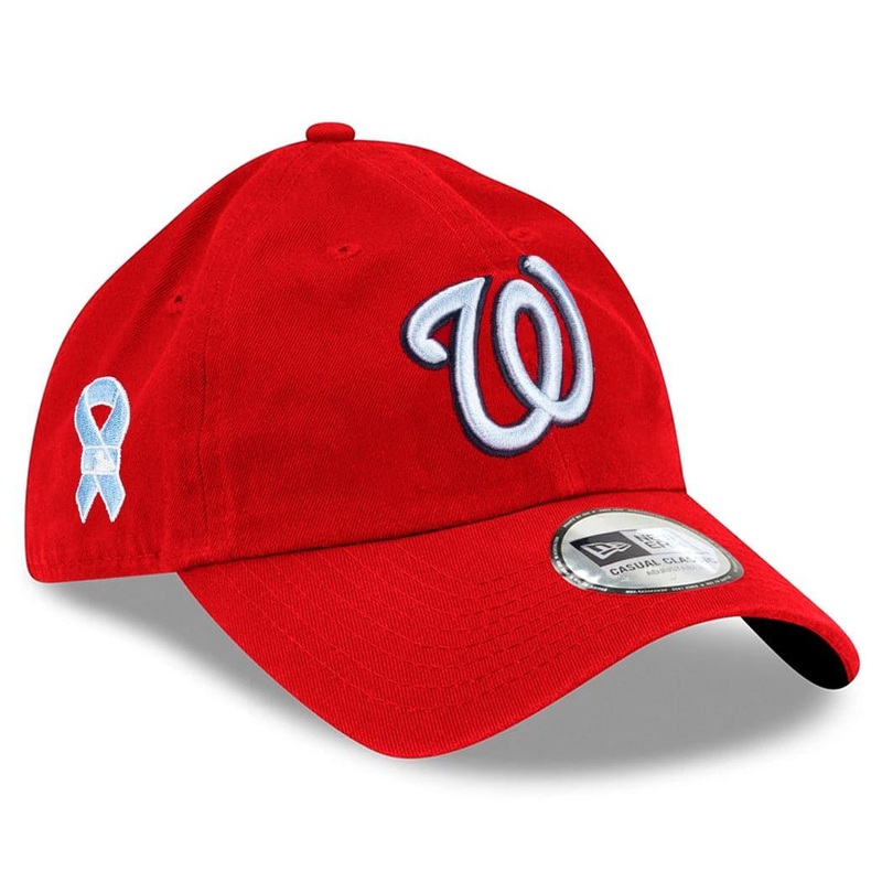 Washington Nationals New Era MLB 2021 Fathers Day Casual Classic Curved Hat – Red