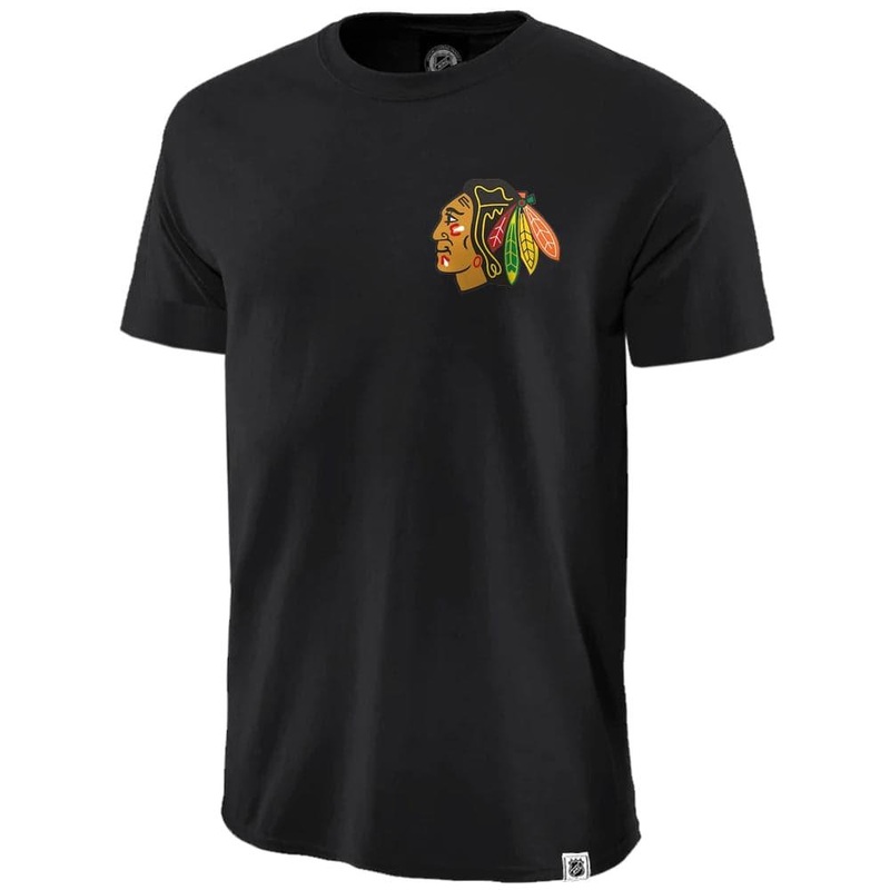 Chicago Blackhawks Majestic NHL Pattison T-Shirt – Black