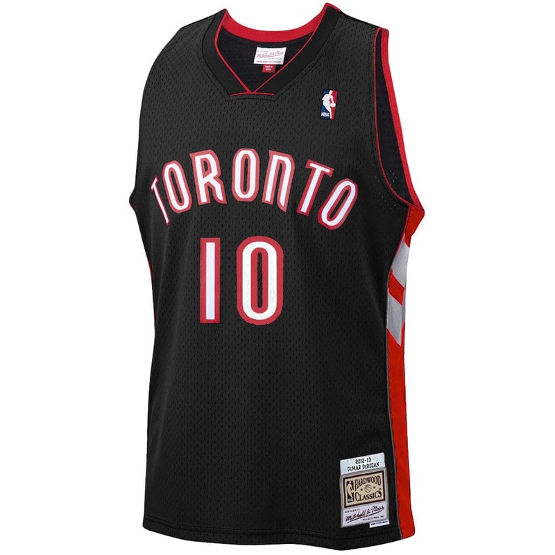 Demar Derozan Toronto Raptors Mitchell & Ness NBA 12-13 Road Swingman Jersey – Black