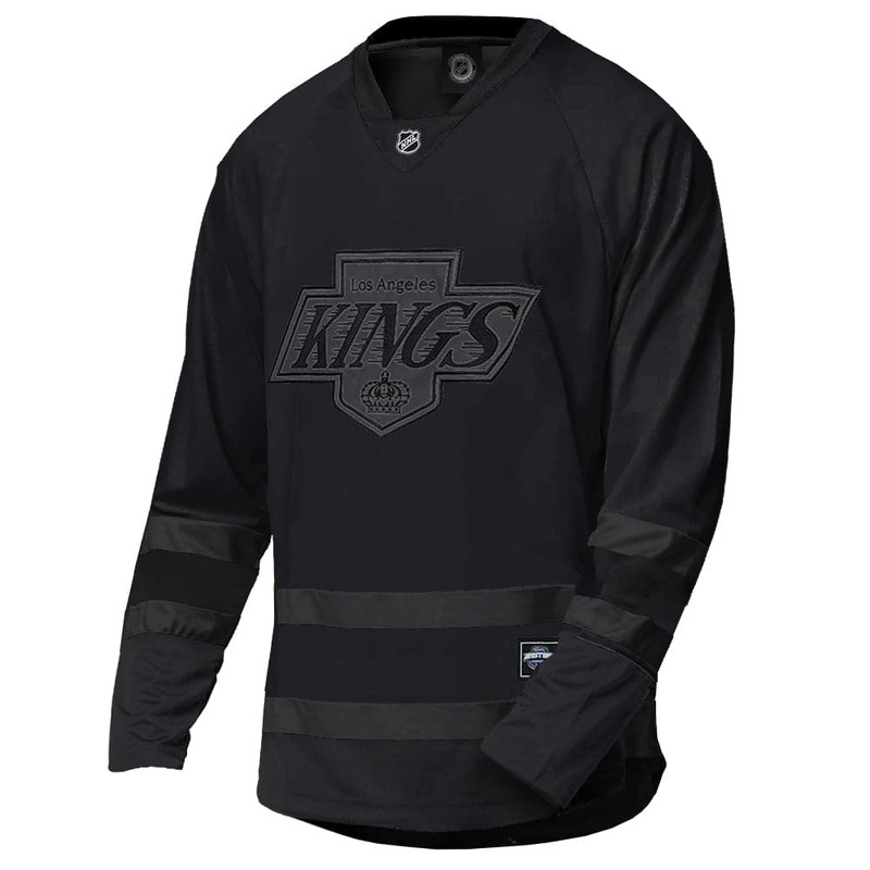 Los Angeles Kings Majestic NHL Triple Black Replica Jersey – Black
