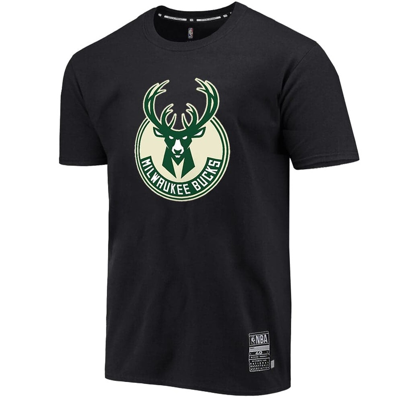 Milwaukee Bucks Outerstuff NBA Team Logo T-Shirt – Black