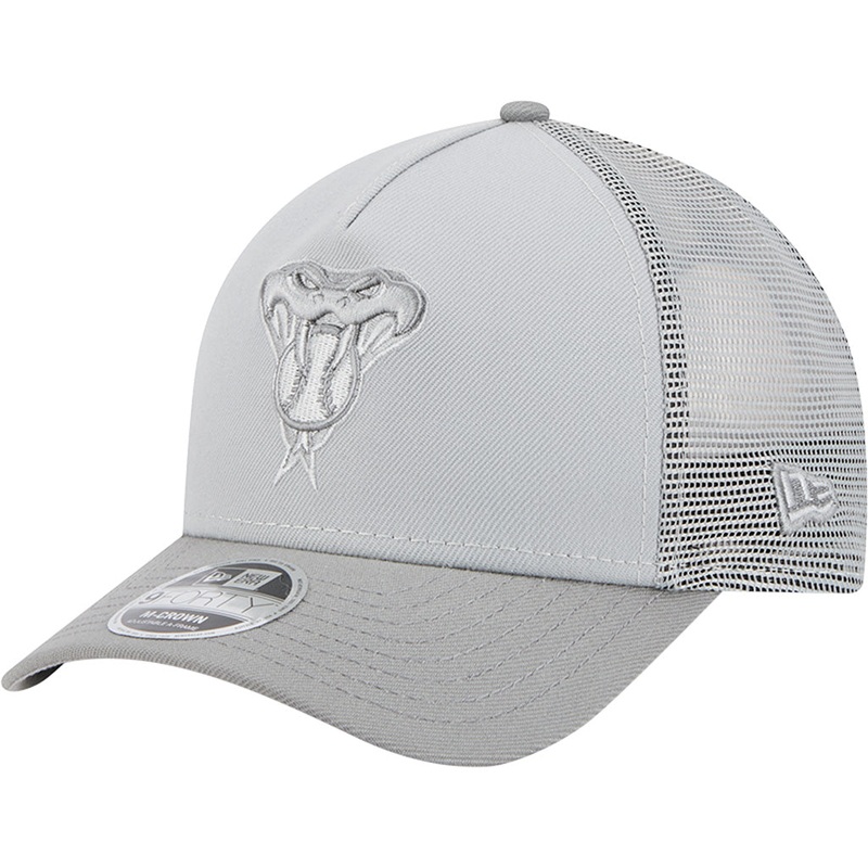 MLB Arizona Diamondbacks New Era Gray Tonal 9FORTY M-Crown Snapback Trucker Hat – Gray