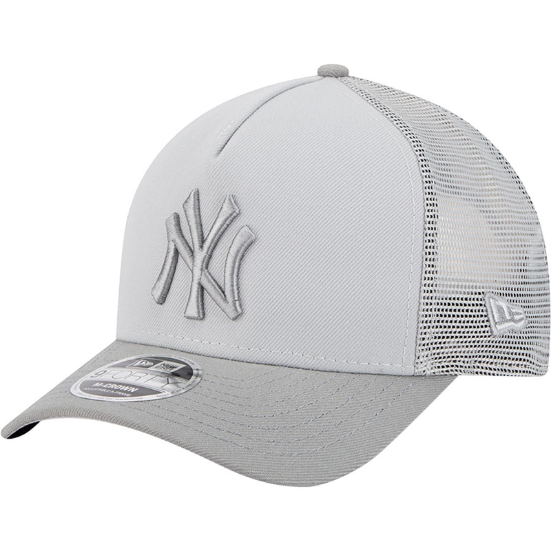 MLB New York Yankees New Era Gray Tonal 9FORTY M-Crown Snapback Trucker Hat – Gray