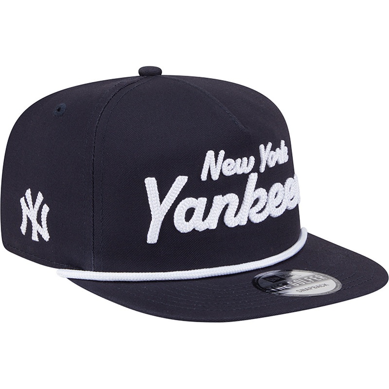 MLB New York Yankees New Era Team Text Golfer Snapback Hat – Navy