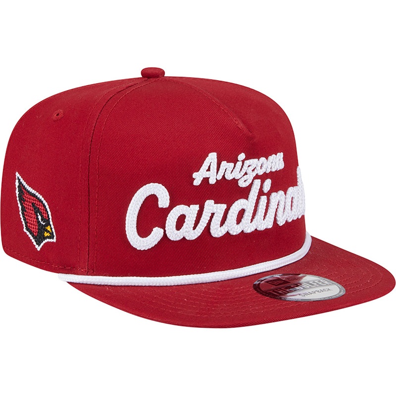 NFL Arizona Cardinals New Era Team Text Golfer Snapback Hat – Red