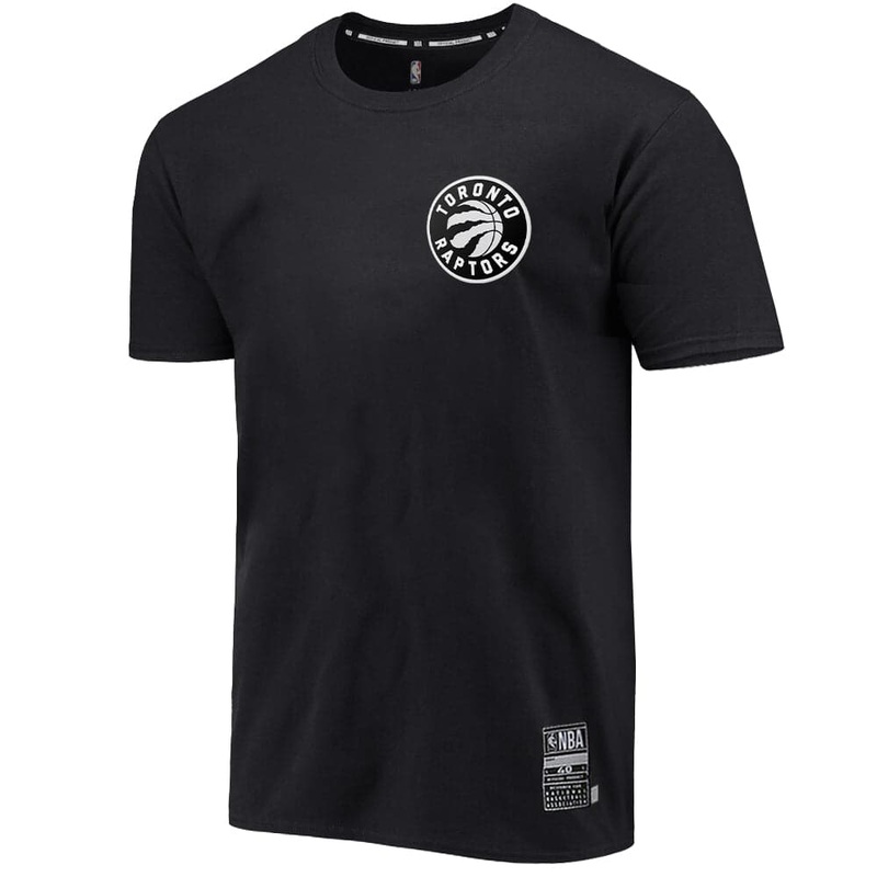 Toronto Raptors Outerstuff NBA Monochrome Logo T-Shirt – Black