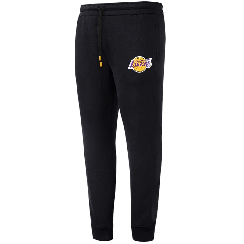 Los Angeles Lakers Mitchell & Ness NBA Hometown Fleece Jogger Pants – Black