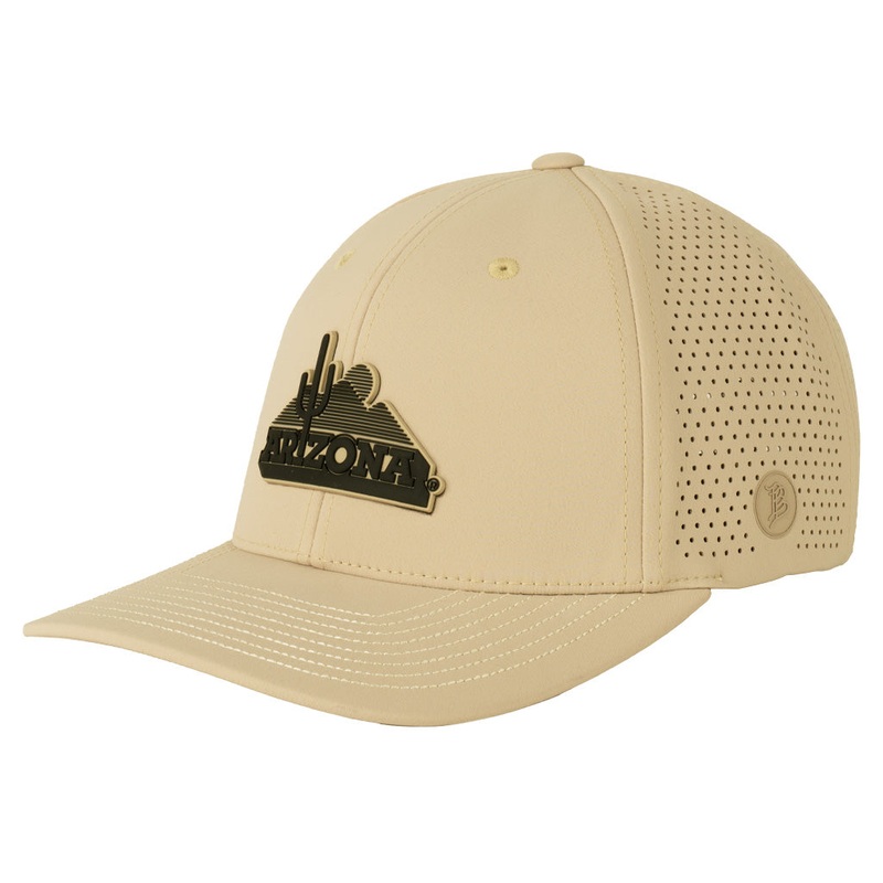 NCAA Arizona Wildcats Branded Bills Desert Vault Curved Elite Snapback Hat – Tan
