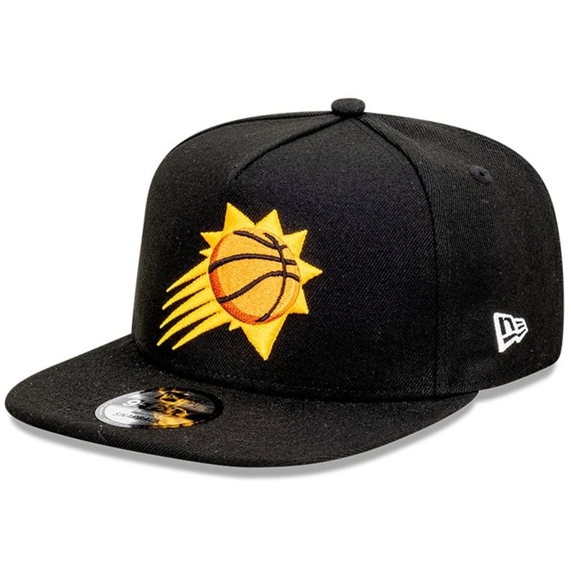 Phoenix Suns New Era NBA Team 9FIFTY A-Frame Snapback Hat – Black