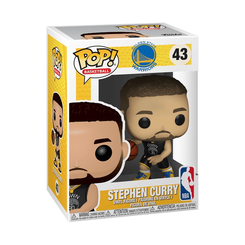 Steph Curry Golden State Warriors Funko NBA Pop 43 Figure – Black