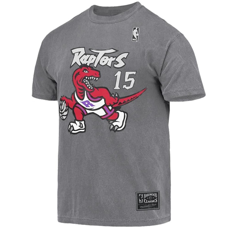 Vince Carter Toronto Raptors Mitchell & Ness NBA Player Vintage T-Shirt – Gunmetal