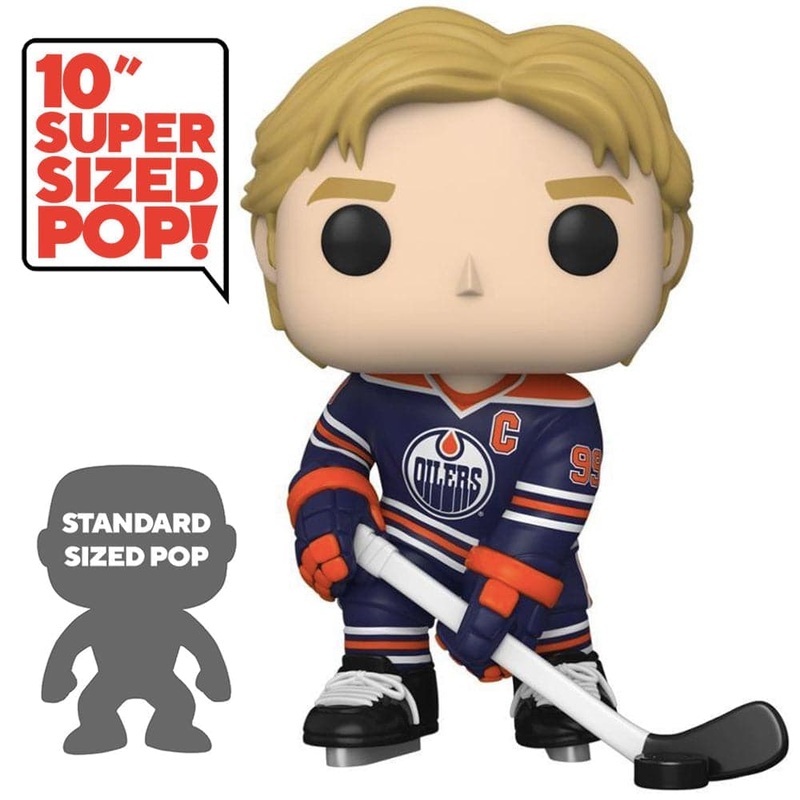 Wayne Gretzky Edmonton Oilers Funko NHL Jumbo 10″ Pop Figure – Blue