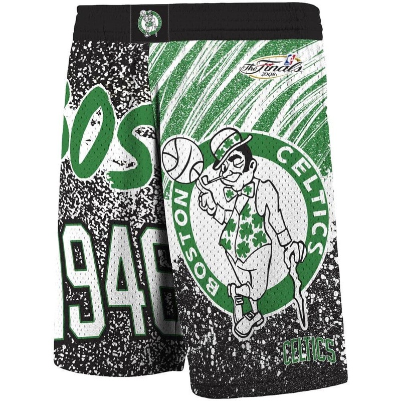 Boston Celtics Mitchell & Ness NBA Jumbotron Subliminated Shorts
