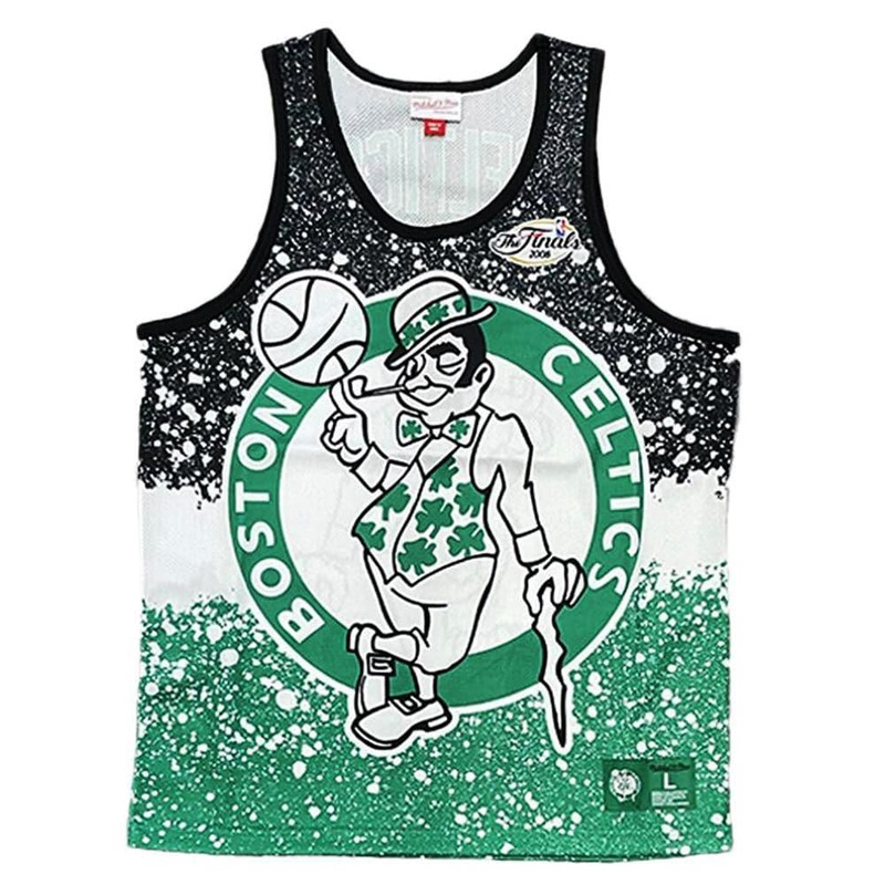 Boston Celtics Mitchell & Ness NBA Jumbotron Subliminated Tank Top